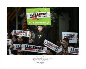 Fotografia de Roser Vilallonga  amb manuscrit de Jordi_Sanchez