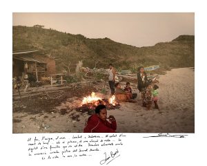 Fotografia de Samuel Aranda amb manuscrit de Jordi Basté